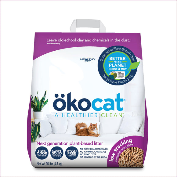 ökocat® Low Tracking Mini Clumping Pellets Wood Cat Litter (14 lb)