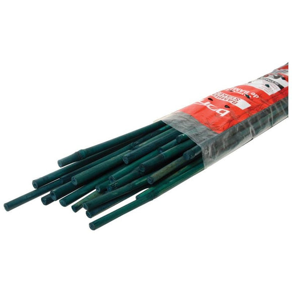 PACKAGED HEAVY DUTY BAMBOO STAKES (5 FOOT/6 PACK, GREEN)