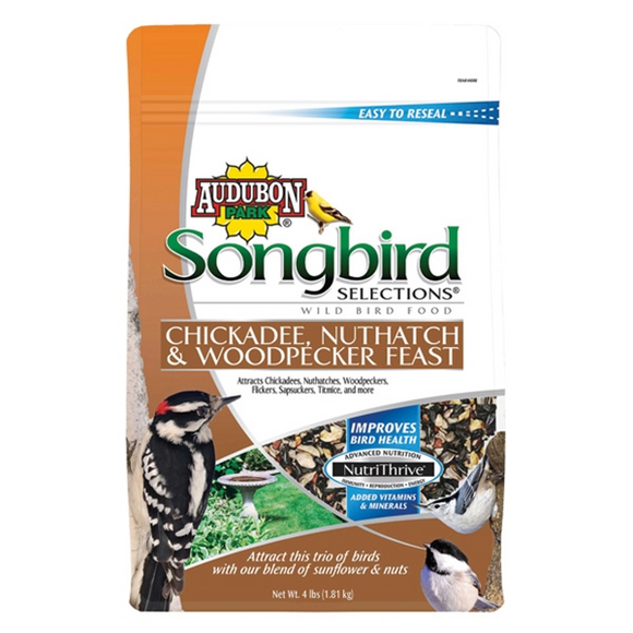 SONGBIRD SELECTIONS CHICKADEE, NUTHATCH & WOODPECKER FEAST (4 lbs)
