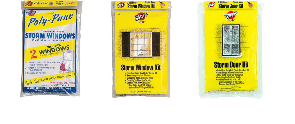 Warp Brothers Poly-Pane Window Kits 36 x 72 x 1 Mil - Endicott, NY -  Owego, NY - Owego Endicott Agway