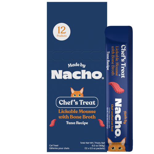 Made By Nacho Lickable Mousse with Bone Broth Tuna Recipe Cat Treats