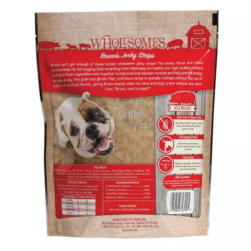 Wholesomes Bruno’s Pork Jerky Sticks For Dogs