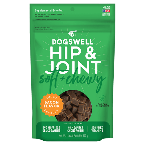 Dogswell Bacon Flavor Hip & Joint Soft & Chewy Dog Treats