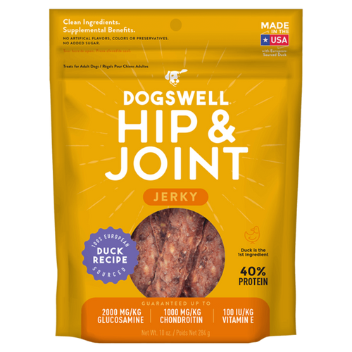 DOGSWELL® Hip & Joint Jerky Treats, Duck Recipe