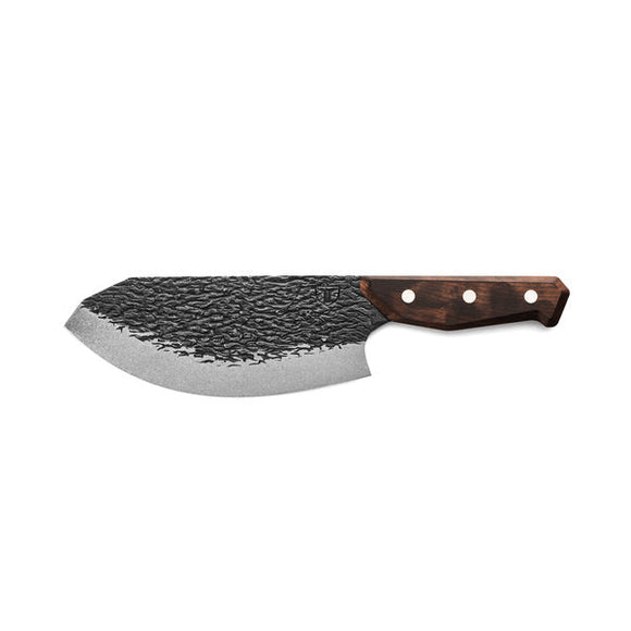 True Primal Forge Rocker Butcher Knife Rustic Cutlery