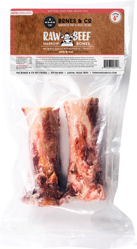 Bones & Co. Raw Beef Marrow Bones Dog Food