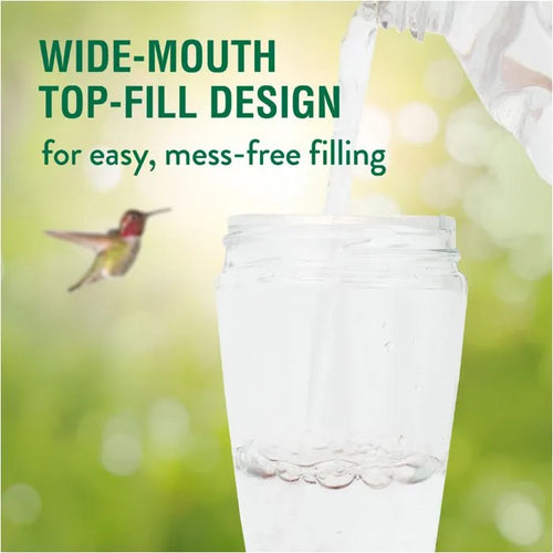 Perky-Pet® Top-Fill Pinch-Waist Glass Hummingbird Feeder