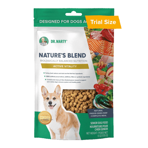 Dr. Marty Nature's Blend Active Vitality Seniors Freeze Dried Raw Dog Food (48 oz)