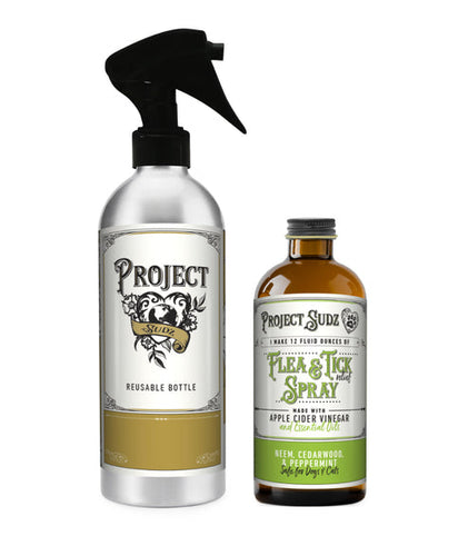 Project Sudz Organic Flea & Tick Relief Spray Concentrate (4 oz)