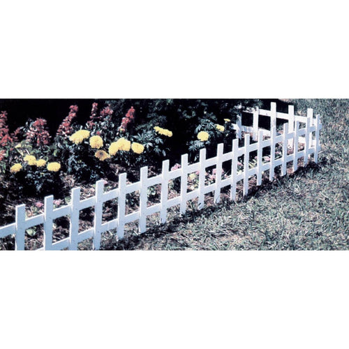 Master Mark 13.5 In. H x 33 In. L Plastic Decorative Border Fence