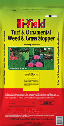 Hi-Yield TURF & ORNAMENTAL WEED & GRASS STOPPER (35 lb)
