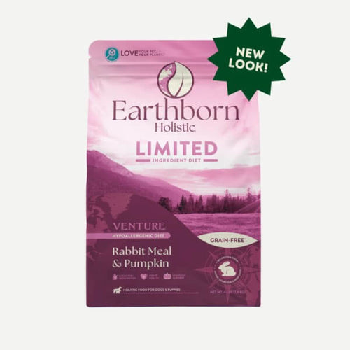 Earthborn Holistic Venture Rabbit Meal & Pumpkin Dry Dog Food (25 lb)