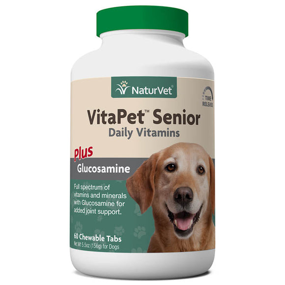 NaturVet VitaPet™ Senior Daily Vitamins Chewable Tablets (60 ct)