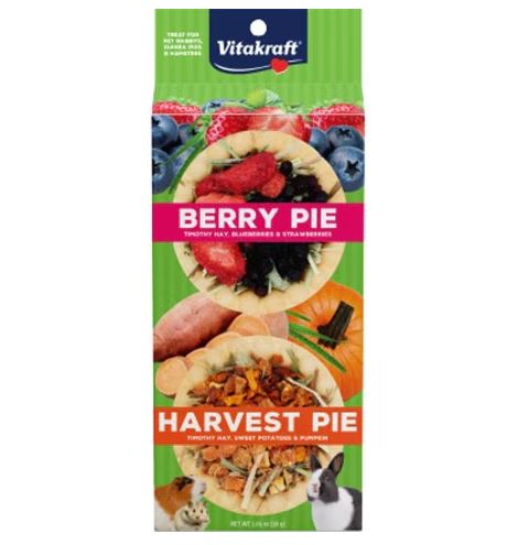 Vitakraft Vitakraft Berry Pie & Harvest Pie Small Animal Treat (1.05 oz)