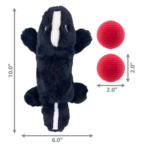 KONG Cozie Pocketz Skunk Dog Toy