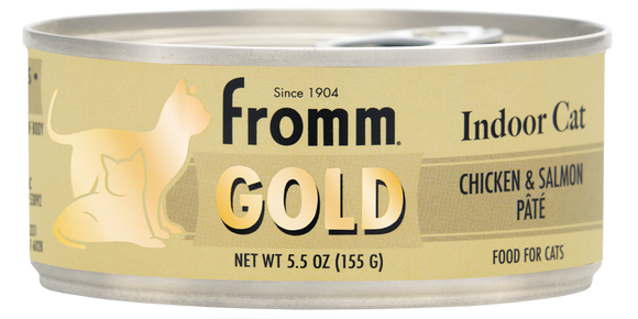 Fromm Gold Indoor Cat Chicken & Salmon Pâté Cat Food