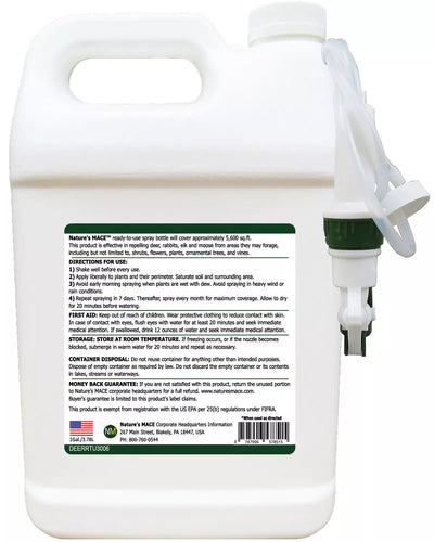 Nature's Mace Deer & Rabbit Mace 1 Gallon Ready-to-Use Spray Treats