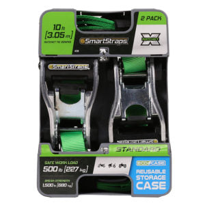 Smart Straps Ratchet-X 10f Ratchet Tie Down; 1,500 LBS