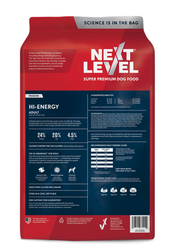 Next Level Super Premium Dog Food Hi-Energy