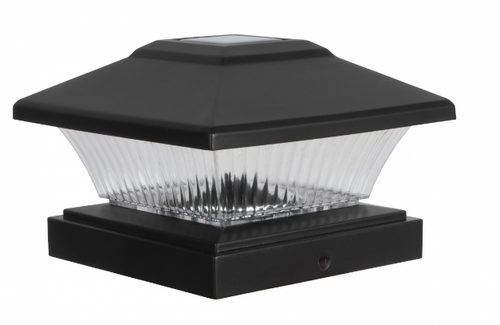 Fusion Solar Fence Post Cap with Plastic Lens