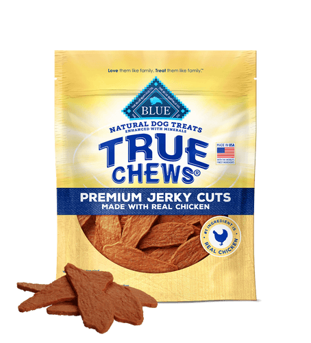 Blue Buffalo True Chews Premium Jerky Cuts with Real Chicken Dog Treats