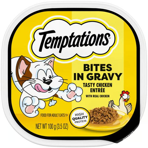 Temptations Tasty Chicken Flavor Bites in Gravy Wet Cat Food