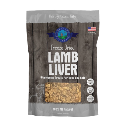 Shepherd Boy Farms Lamb Liver Raw Freeze Dried Dog Treats