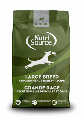 NutriSource® Large Breed Chicken Meal & Barley Recipe Healthy Affordable Dog Food