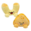 Snugarooz Snugarooz Mac & Cheese Plush Dog Toy