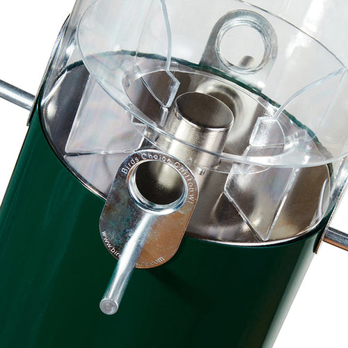Birds Choice Squirrel Proof Classic Bird Feeder with Pole and Squirrel Baffle