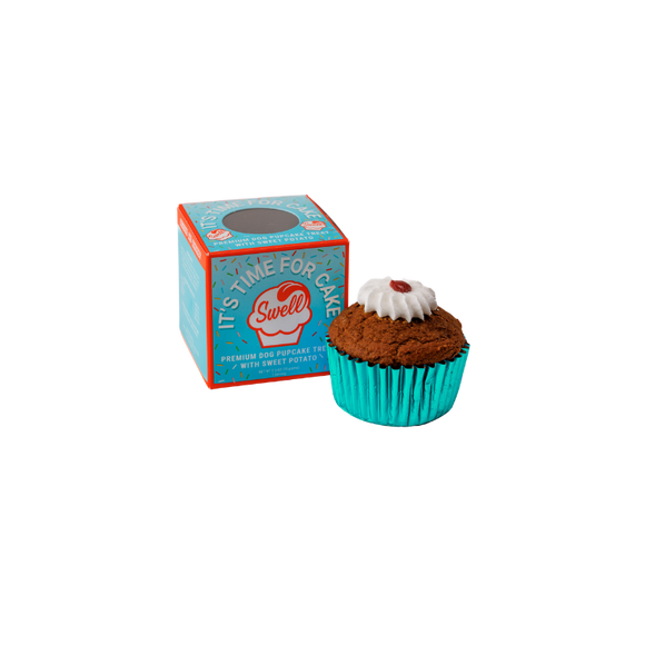 Swell Gelato Frozen Pumpkin Pupcake Dog Treat