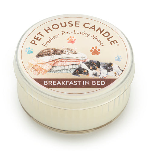 Pet House Breakfast In Bed Mini Candle