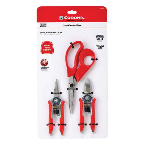 Corona Tools Flower, Branch & Stem 3-Pc. Set
