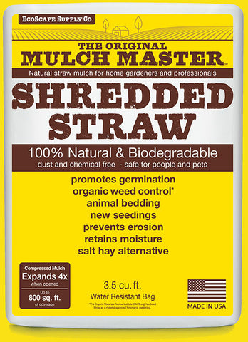 The Original Mulch Master Shredded Straw