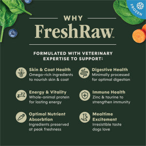 Instinct FreshRaw Medallions Cage-Free Turkey Recipe Dog Food