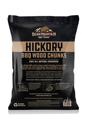 Bear Mountain BBQ Premium Woods Hickory BBQ Wood Chunks