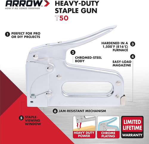 Arrow T50 Heavy Duty Staple Gun