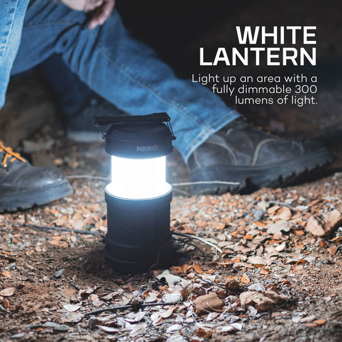 Nebo BIG POPPY Rechargeable Flashlight and Lantern with Power Bank