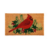 Evergreen Winter Cardinal Coir Mat