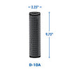 Culligan D-10 Carbon Impregnated Cellulose Replacement Cartridge - Basic Filtration