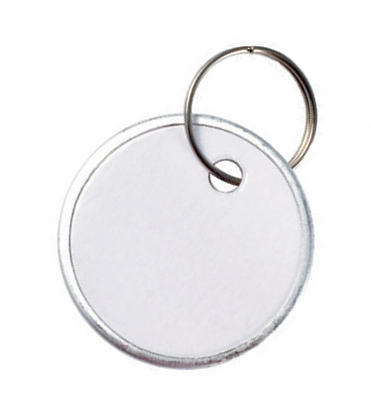 Hy-ko Paper Key Tag w/ Split Ring 1-1/4