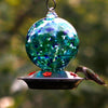 Nature's Way EcoCycle™ Garden Globe Handblown Recycled Glass Hummingbird Feeder