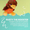 Snugarooz Rusty the Rooster Dog Toy