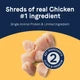 Canidae Pure Protein Topper, Shreds of Real Chicken in Gravy, 3 oz.