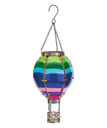 Regal Art & Gift Hot Air Balloon Solar Lantern SM - Stripe