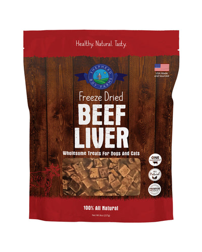 Shepherd Boy Farms Beef Liver Freeze Dried Treats