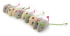 SmartyKat Skitter Critters Value Pack Plush Catnip Cat Toys, Gray & Cream (Set of 10)