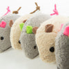 SmartyKat Skitter Critters Value Pack Plush Catnip Cat Toys, Gray & Cream (Set of 10)