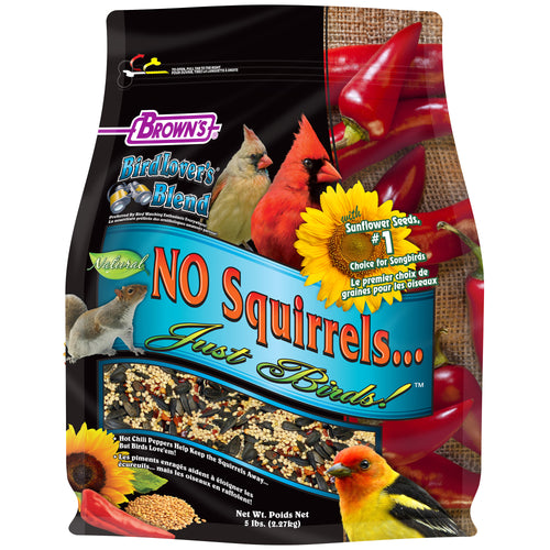 F.M. Brown Bird Lover’s Blend® No Squirrels…Just Birds!™ with Sunflower Seeds