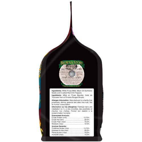 F.M. Brown Bird Lover’s Blend® No Squirrels…Just Birds!™ with Sunflower Seeds